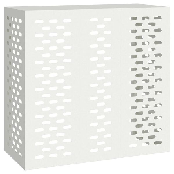 vidaXL L&eacute;gkondicion&aacute;l&oacute; Takar&oacute; Feh&eacute;r 110 x 50 x 105 cm Ac&eacute;l