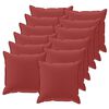 vidaXL P&aacute;rna huzat 12 db HOUTEN Bord&oacute; 45 x 45 cm Poli&eacute;szter