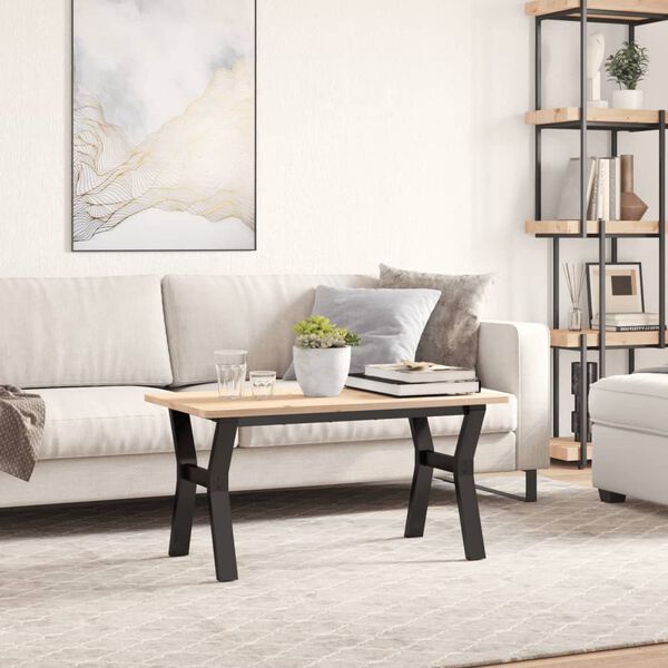 vidaXL acél dohányzóasztallábak Y-alakú vázzal 80 x 40 x 43 cm