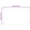vidaXL Konyhai splashback 2 pcs &Aacute;tl&aacute;tsz&oacute; 100 x 40 cm edzett &uuml;veg