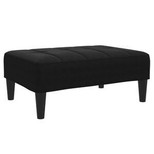 vidaXL fekete b&aacute;rsony l&aacute;bzs&aacute;moly 77x55x31 cm