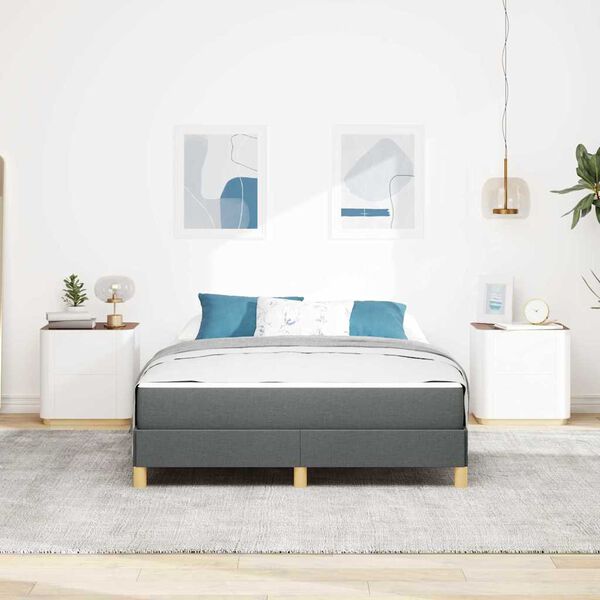 vidaXL Boxrug&oacute;s &aacute;gy matracmal S&ouml;t&eacute;tsz&uuml;rke 160 x 200 cm sz&ouml;vet