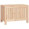 vidaXL t&ouml;m&ouml;r fenyőfa kerti t&aacute;rol&oacute;l&aacute;da 76x42,5x54 cm