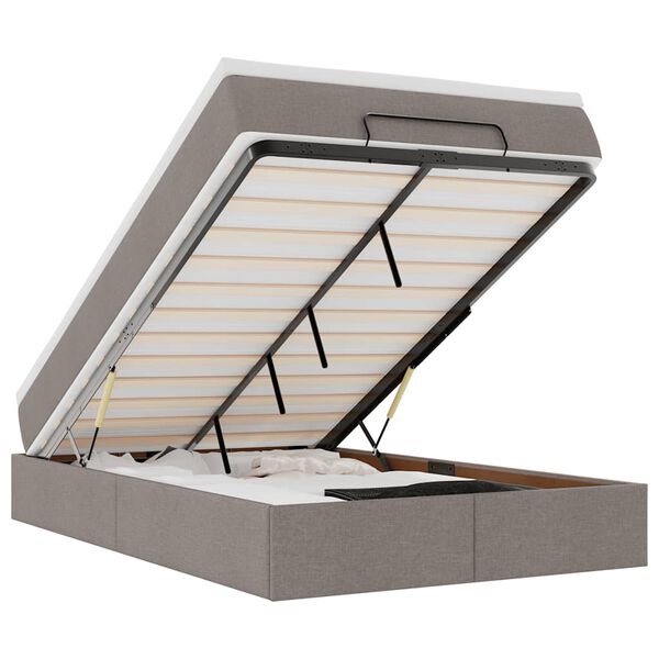 vidaXL oszm&aacute;n &aacute;gykeret matraccal t&oacute;psz&iacute;n 120x190 sz&ouml;vet