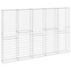 vidaXL horganyzott ac&eacute;l gabion fal fed&eacute;llel 300 x 30 x 200 cm