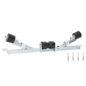 vidaXL Cs&oacute;nak Trailer Als&oacute; T&aacute;mogat&aacute;s 90,5 x 12 x 32 cm Ez&uuml;st