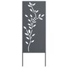 vidaXL Kertv&eacute;dő v&aacute;szon Antracit 50 x 140 cm Hidegen hengerelt ac&eacute;l