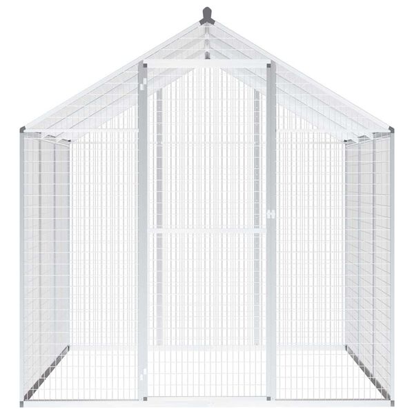 vidaXL k&uuml;lt&eacute;ri alum&iacute;nium mad&aacute;rh&aacute;z 183 x 178 x 194 cm