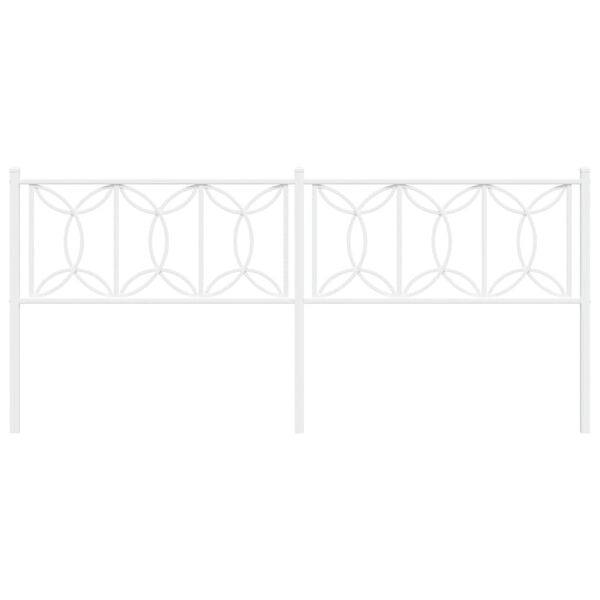 vidaXL fehér fém fejtámla 193 cm