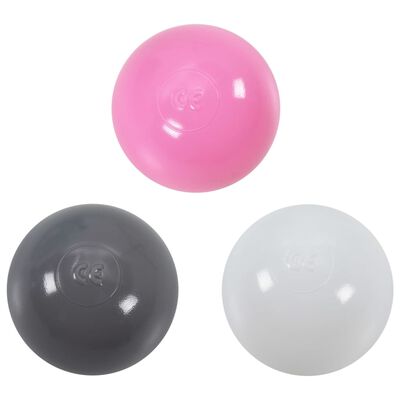 vidaXL rózsaszín gyerekjátszósátor 250 labdával 100 x 100 x 127 cm