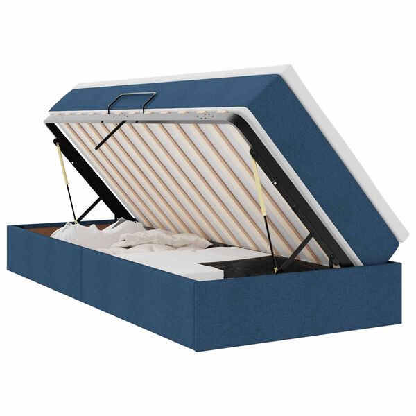 vidaXL &Aacute;gy t&aacute;rol&oacute;val &eacute;s matraccal matracmal K&eacute;k 90 x 190 cm Poli&eacute;szter