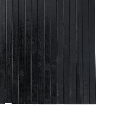 vidaXL fekete bambusz térelválasztó 165 x 400 cm