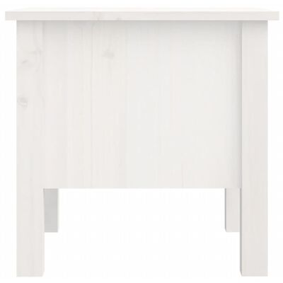 vidaXL fehér tömör fenyőfa kisasztal 40 x 40 x 39 cm