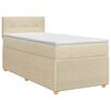 vidaXL Boxspring &aacute;gy matraccal Kr&eacute;msz&iacute;nű 80 x 200 cm Sz&ouml;vet