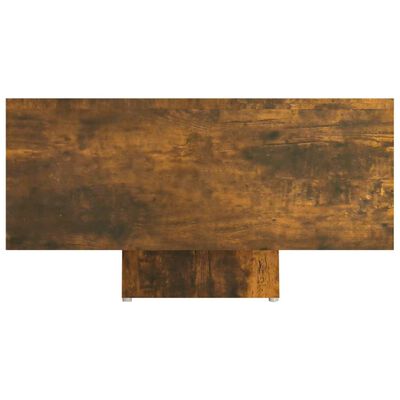vidaXL füstös tölgy színű szerelt fa dohányzóasztal 85 x 55 x 31 cm
