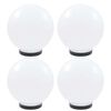 vidaXL 4 db LED g&ouml;mbl&aacute;mpa 25 cm PMMA