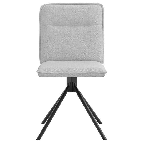 vidaXL étkezőszékek 2 db Felhőszürke szövet