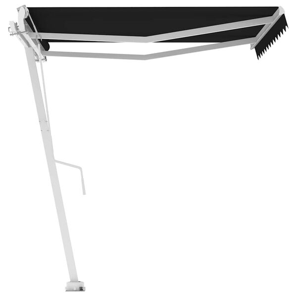 vidaXL antracitsz&uuml;rke automata p&oacute;zn&aacute;s napellenző 350 x 250 cm