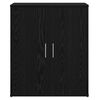 vidaXL Széf 2 pcs Fekete tölgy 60 x 31 x 70 cm Faanyag