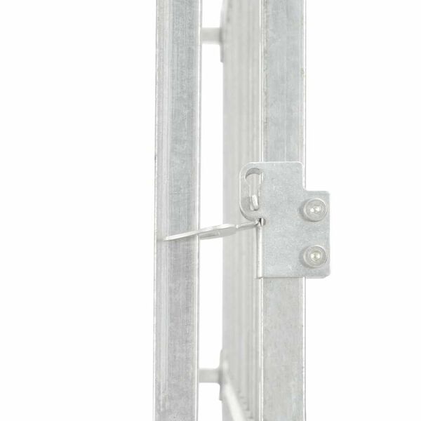 vidaXL kültéri horganyzott acél kutyakennel 760 x 760 x 185 cm