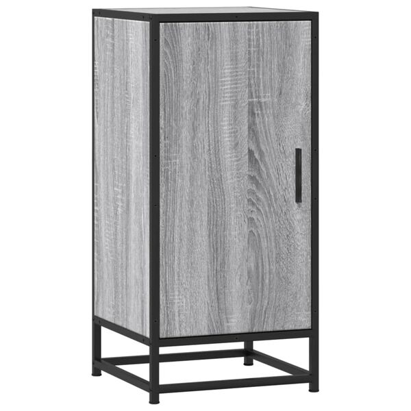 vidaXL szürke sonoma színű szerelt fa tálalószekrény 35,5 x 35 x 76 cm