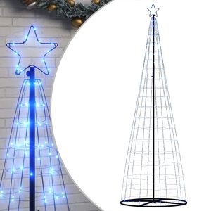 vidaXL k&eacute;k LED kar&aacute;csonyfa 550 LED 300 cm