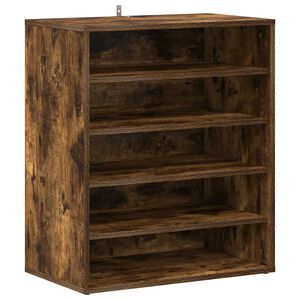 vidaXL f&uuml;st&ouml;s t&ouml;lgy sz&iacute;nű szerelt fa cipősszekr&eacute;ny 60 x 35 x 70 cm