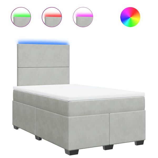 vidaXL vil&aacute;gossz&uuml;rke b&aacute;rsony rug&oacute;s &aacute;gy matraccal 120 x 200 cm