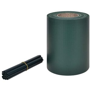 vidaXL z&ouml;ld kerti PVC &aacute;rny&eacute;kol&oacute; ker&iacute;t&eacute;s 70 x 0,19 m