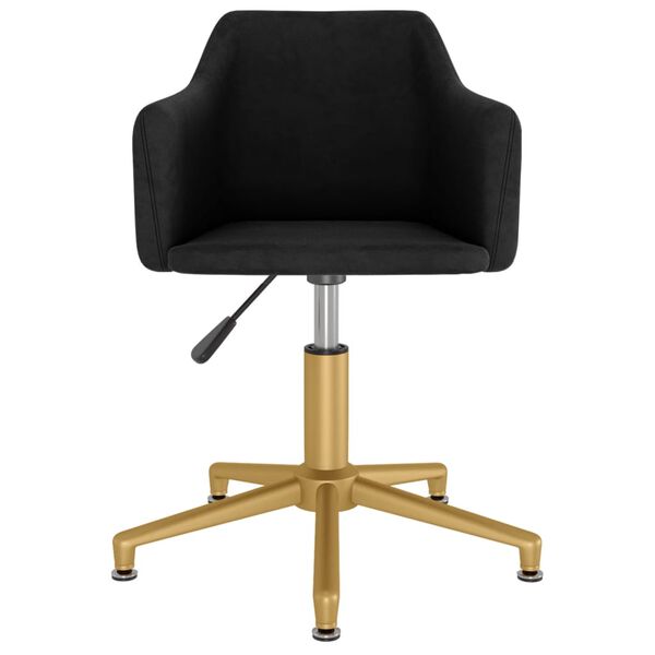 vidaXL fekete b&aacute;rsony forg&oacute; &eacute;tkezősz&eacute;k