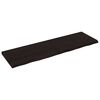vidaXL s&ouml;t&eacute;tbarna kezelt t&ouml;m&ouml;r fa f&uuml;rdőszobai pult 200x60x(2-6) cm