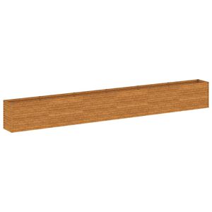 vidaXL Corten ac&eacute;l kerti magas&aacute;gy&aacute;s 578 x 50 x 69 cm