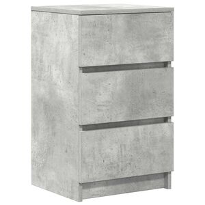 vidaXL betonsz&uuml;rke &eacute;jjeliszekr&eacute;ny 3 fi&oacute;kos 39x35x65 cm
