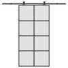 vidaXL ESG &uuml;veg-alum&iacute;nium tol&oacute;ajt&oacute; f&eacute;mszerelv&eacute;ny-szettel 102,5x205 cm