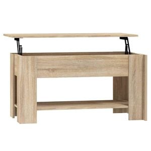 vidaXL sonoma t&ouml;lgy sz&iacute;nű szerelt fa doh&aacute;nyz&oacute;asztal 101 x 49 x 52 cm