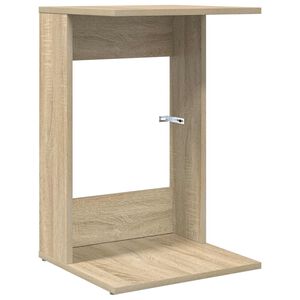 vidaXL Oldal asztal Sonoma t&ouml;lgy 40 x 38 x 62,5 cm Szerelt Fa