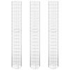 vidaXL 3 db k&ouml;r alak&uacute; horganyzott ac&eacute;l gabion magas&aacute;gy&aacute;s &Oslash;30 x 200 cm