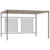 vidaXL t&oacute;psz&iacute;nű pavilon beh&uacute;zhat&oacute; tetővel 3 x 4 x 2,3 m 180 g/m&sup2;