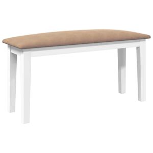 vidaXL feh&eacute;r t&ouml;m&ouml;rfa gumib&oacute;l pad 90 cm