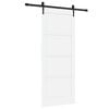 vidaXL Cs&uacute;sz&oacute; ajt&oacute; ORKDAL Feh&eacute;r 83 x 202 cm T&ouml;m&ouml;r Fenyőfa