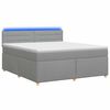 vidaXL Boxspring &aacute;gy matraccal Vil&aacute;gossz&uuml;rke 160 x 200 cm Sz&ouml;vet