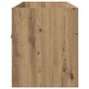 vidaXL Mosd&oacute;kagyl&oacute; szekr&eacute;ny t&aacute;rol&oacute;val ajt&oacute;val Artisan t&ouml;lgy Faanyag