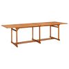 vidaXL t&ouml;m&ouml;r ak&aacute;cfa kerti &eacute;tkezőasztal 280 x 90 x 75 cm