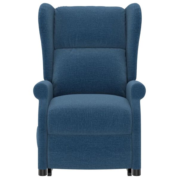 vidaXL magas h&aacute;tt&aacute;ml&aacute;j&uacute; k&eacute;k d&ouml;nthető sz&ouml;vet &aacute;ll&oacute;fotel