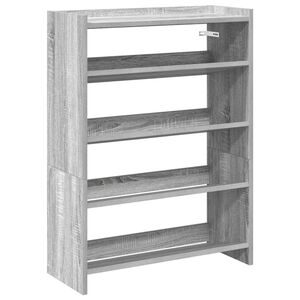 vidaXL sz&uuml;rke sonoma sz&iacute;nű szerelt fa cipőtart&oacute; 60x25x81 cm