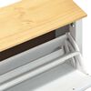 vidaXL Cipőszekr&eacute;ny Corona Feh&eacute;r 99 x 32 x 122 cm T&ouml;m&ouml;r fenyőfa