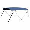 vidaXL tenger&eacute;szk&eacute;k n&eacute;gy&aacute;g&uacute; bimini tető 243 x (230-244) x 137 cm