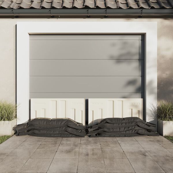 vidaXL 10 db s&ouml;t&eacute;tz&ouml;ld HDPE homokzs&aacute;kok 103 x 25 cm