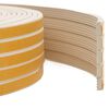 vidaXL &Ouml;ntapad&oacute; ablak t&ouml;m&iacute;t&eacute;s Feh&eacute;r 15 x 8 mm 50 m EPDM hab