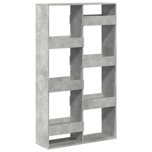 vidaXL betonsz&uuml;rke szerelt fa k&ouml;nyvespolc 100 x 33 x 175 cm